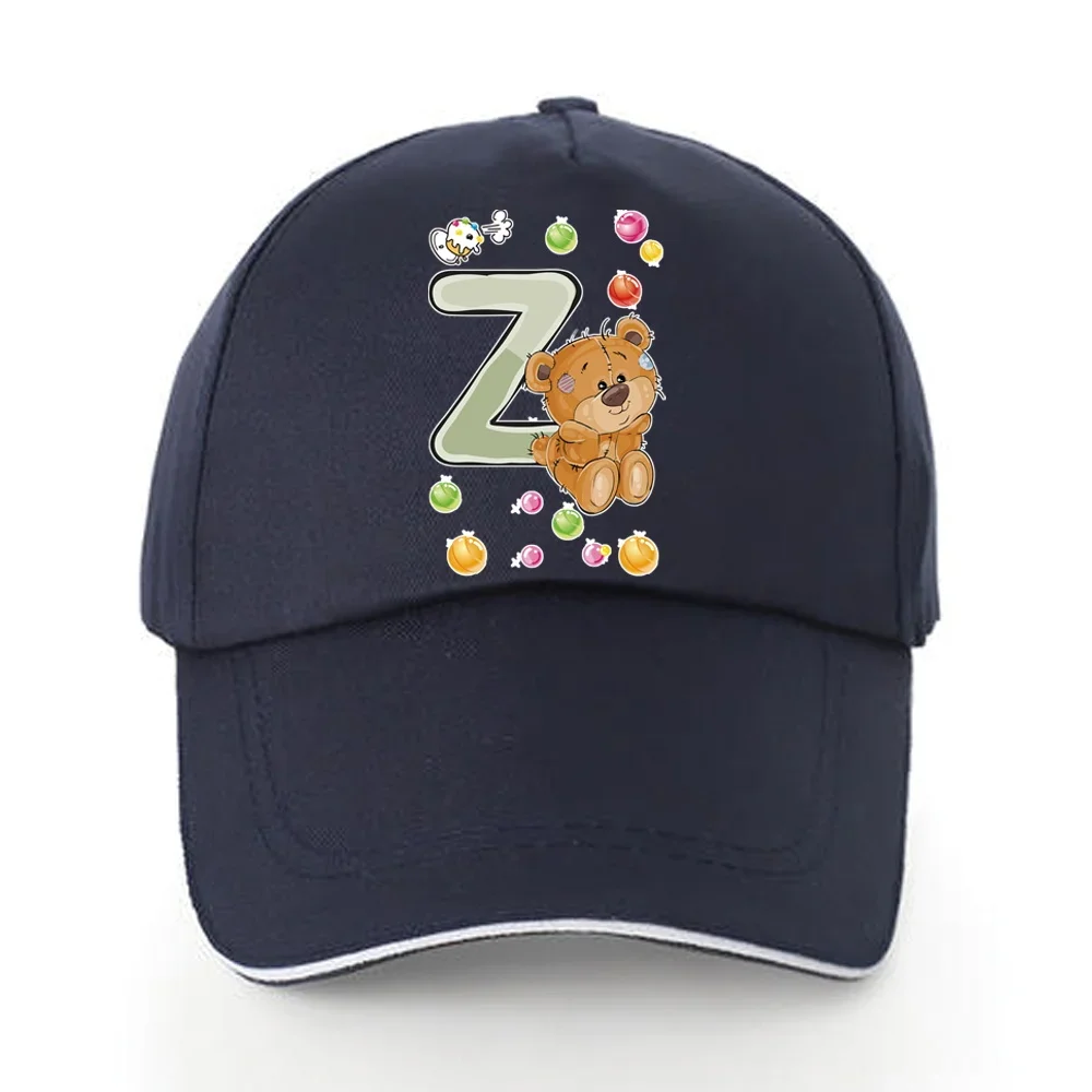 Bear Print Women Golf Baseball Cap Adjustable Snapback Hats Spring Summer Anti-UV Hat Outdoor Shade Hip Hop Men Peaked Cap