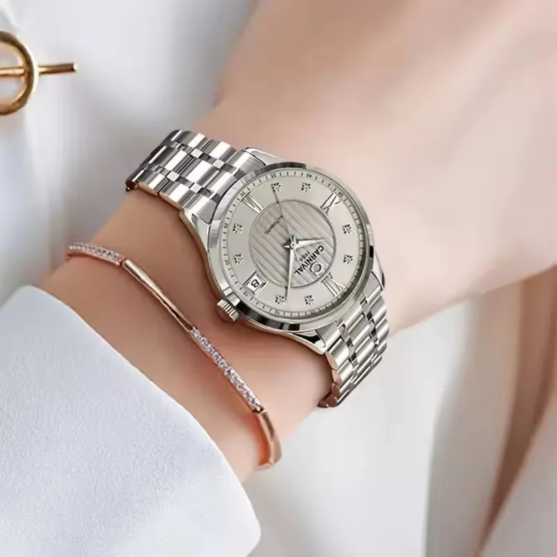 IW Carnival автоматический механизм женские механические наручные часы с сапфировым зеркалом Famou брендовые аксессуары для женщин водонепроницаемые часы