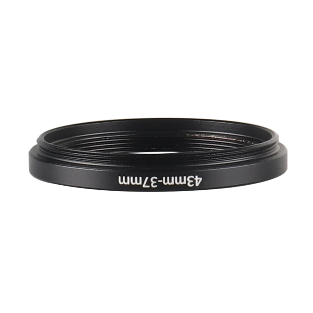 Anello Adattatore Step Down 43mm-37mm Per Filtri E Paraluce, Compatibile Con Obiettivi Nikon, Canon, Sony, Fujifilm E Altri
