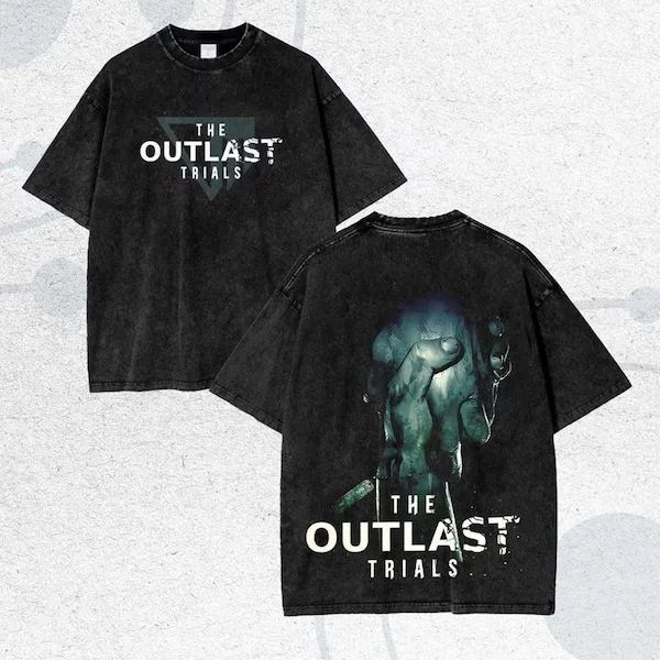 The Outlast Trials New Model Washed T shirt Anime Lover personality Clothes Oversized Year round clothing Unisex hot product tee
