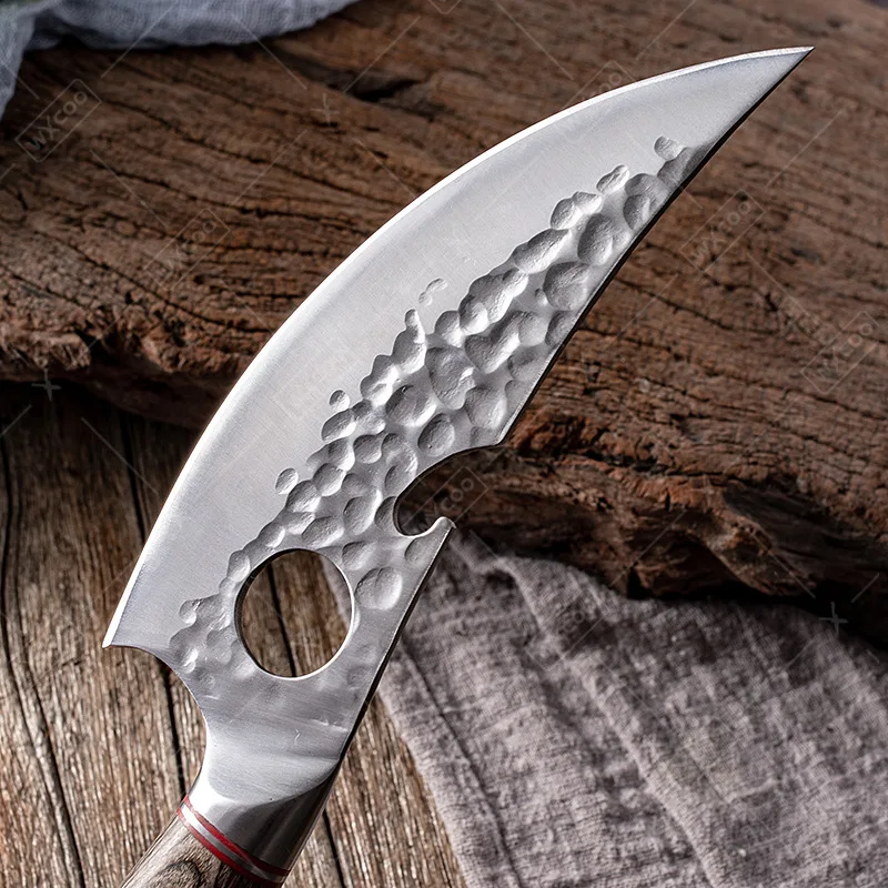 WXCOO Coltello per disossare forgiato a martello Coltelli da chef giapponesi professionali Coltello da cucina multifunzionale Coltello per sbucciare frutta affilato