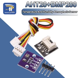 AHT20+BMP280 High Precision Digital Temperature And Humidity Atmospheric Pressure Sensor Module DC 2.0-5V For Arduino