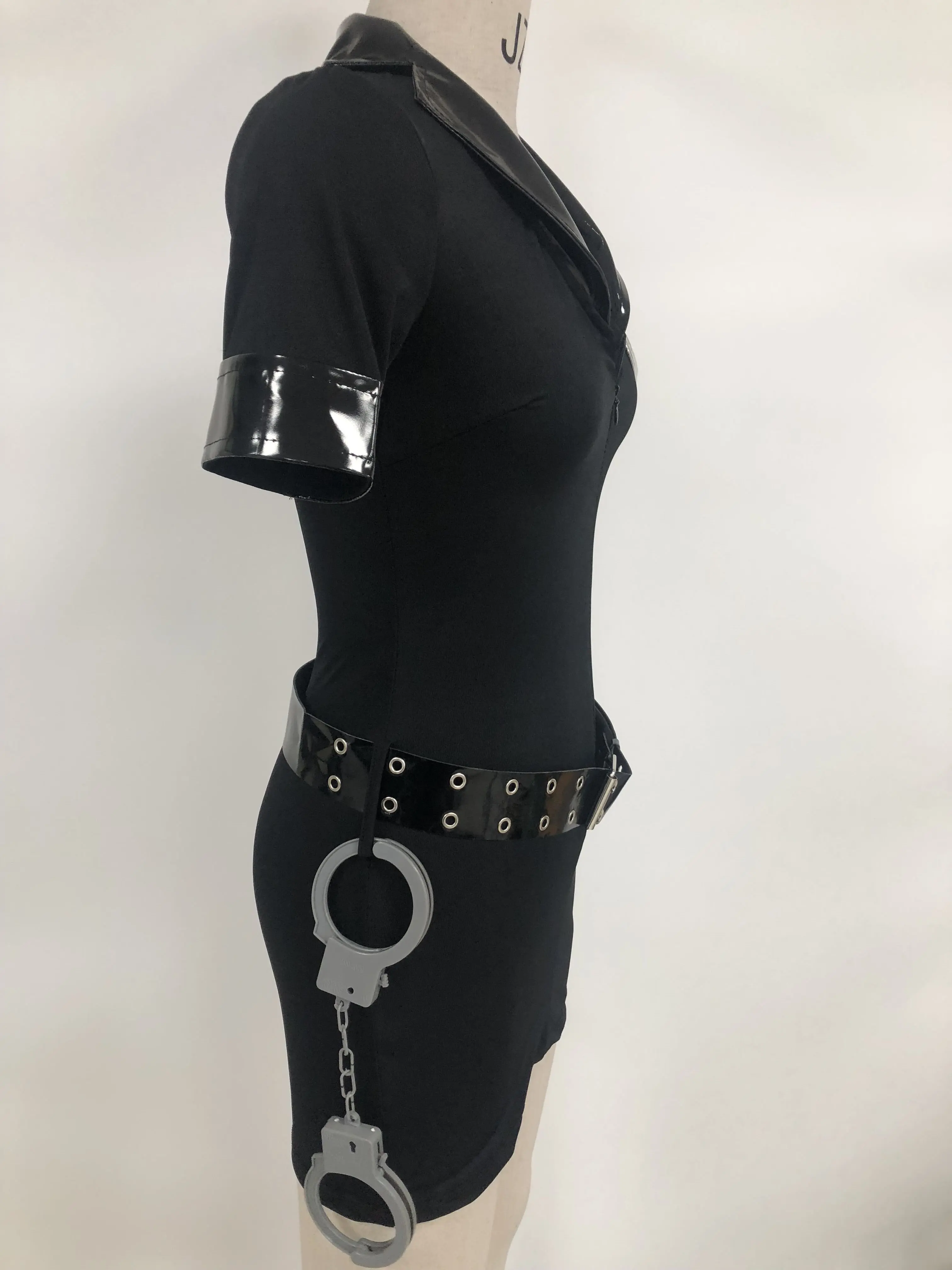 Sexy Female Cop Police Officer Uniform Policewomen Costume Halloween Adult Women Police Cosplay Fancy Dress
