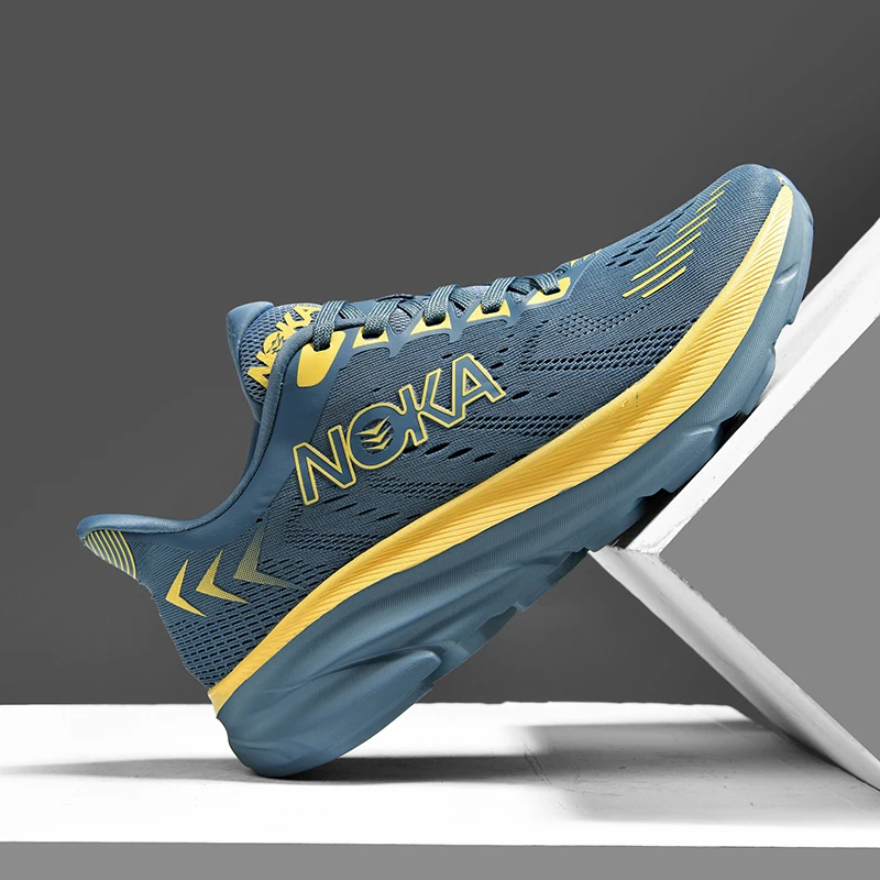 

HKDQ Men's Fashion Sneakers Outdoor Breathable Platform Running Shoes Men Height Increase Trainers Original Design Sports Shoes