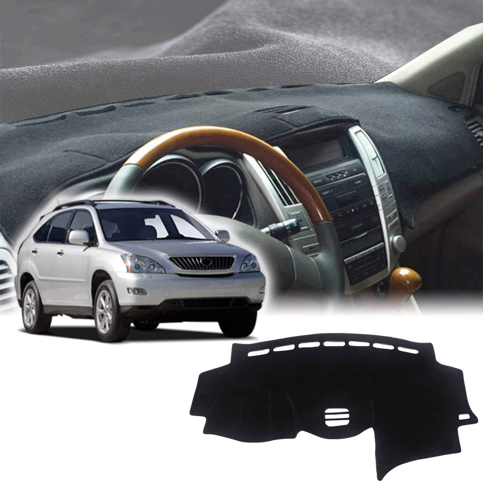 

fit for Lexus RX 2004 2005 2006 2007 2008 2009 Dashmat DashMat Sunshade Dashboard Cover Pad Protective Carpet Car Accessories