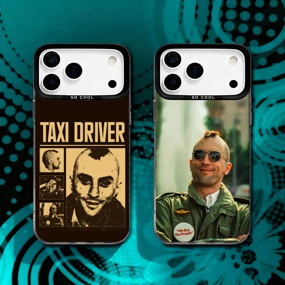 

T-Taxi Driver 1976 For iPhone 17,16,15,14,13,12,X,8,Pro,Max,Plus,SE4,Air,Mini Anti-Slip Design Black IMD Matte Case