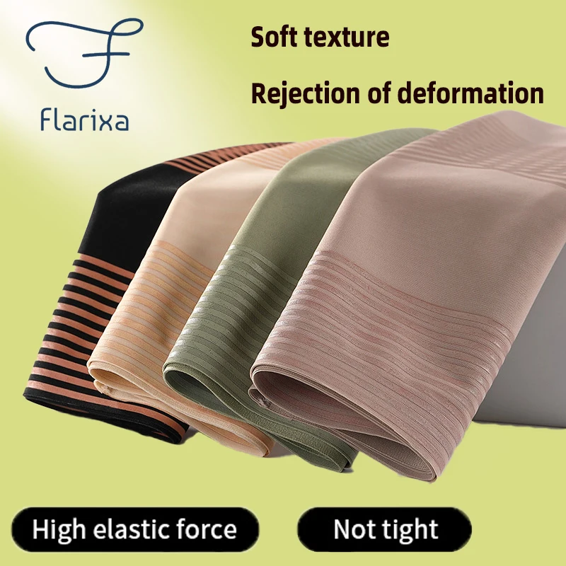 Flarixa High Waist Slimming Shorts Under the Skirt Women Tummy Control Shorts Slimming Belly Underwear Mesh Body Shaper 2023 New