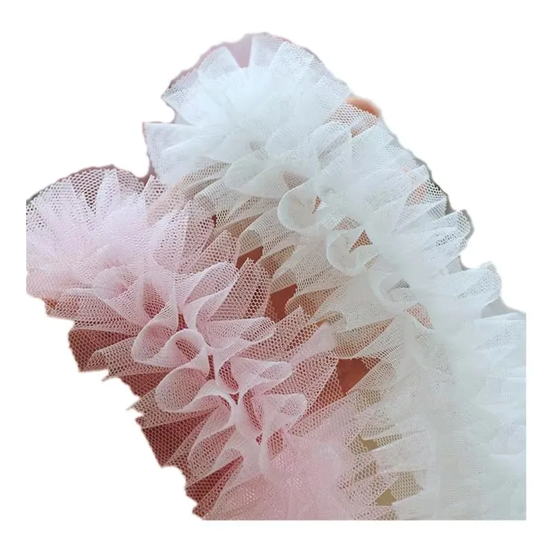 Fashion Multi-layer Mesh Lace Fabric DIY Ladies Children\'s Clothes Neckline Cuff Swing Side Dress Wedding Headwear Accessories