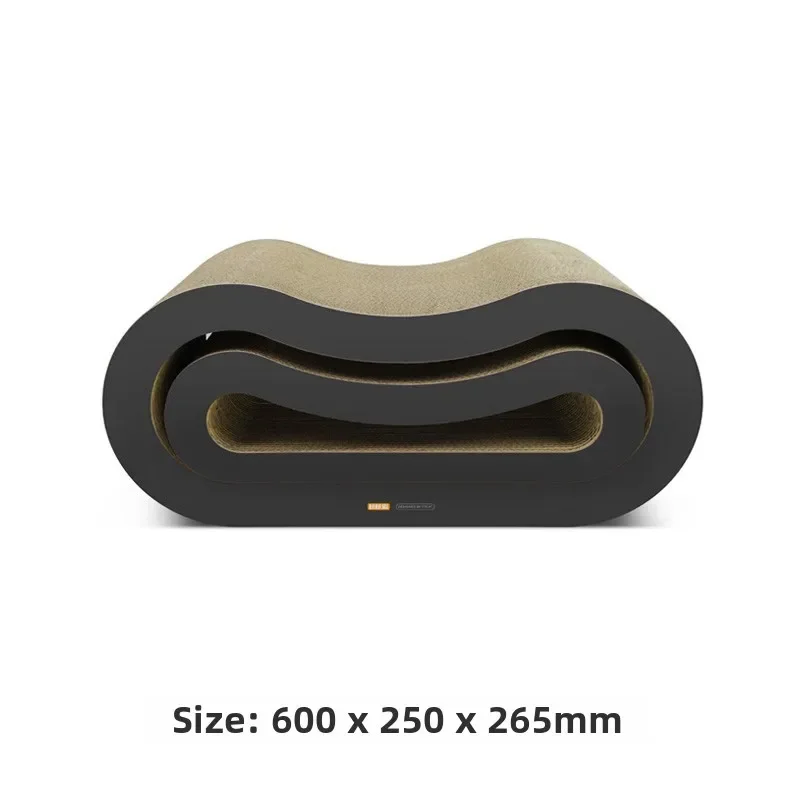 Large double-layer corrugated paper cat scratching board cat nest integrated