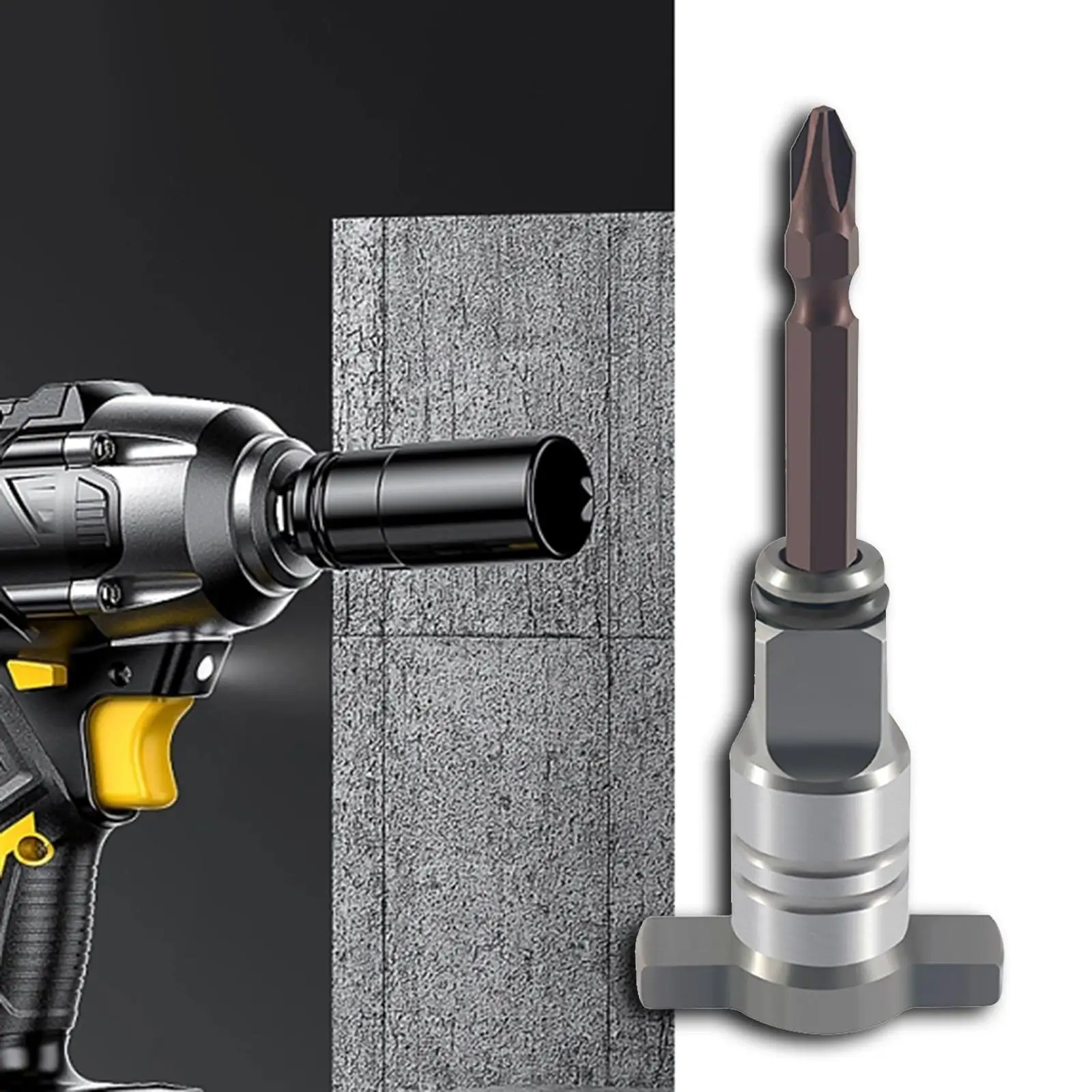 

Dual Use T-shaft Electric Brushless Impact Wrench Tools Electric Square Shaft Wrench Conversion Head Four Square Socket Shaft