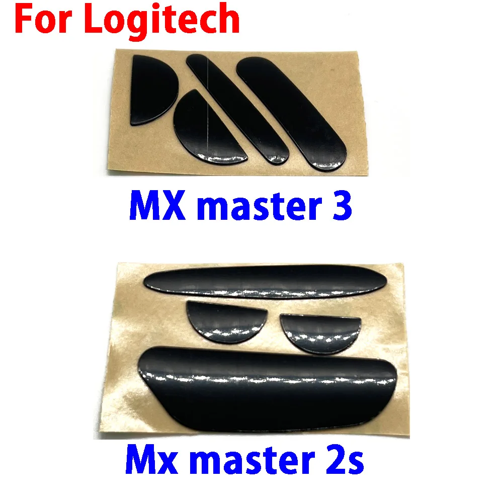 Hot sale 1set Mouse Feet Skates Pads For Logitech Mx master 2s 3 Wired wireless Mouse White Black Anti skid sticker Connector