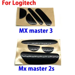 Hot sale 1set Mouse Feet Skates Pads For Logitech Mx master 2s 3 Wired wireless Mouse White Black Anti skid sticker Connector