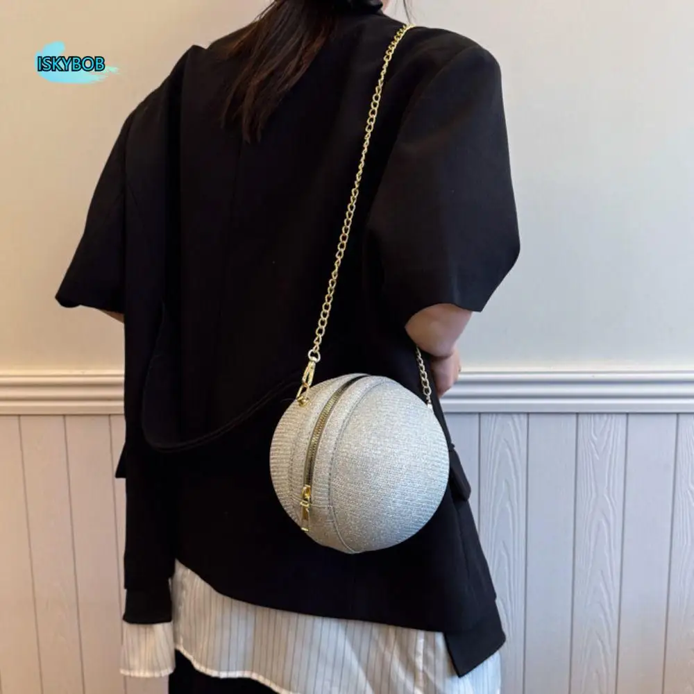 

Ретро блестящая вечерняя банкетная сумка со стразами на молнии, мяч, большая вместительная сумка на плечо, блестящий кошелек-клатч, свадебный кошелек