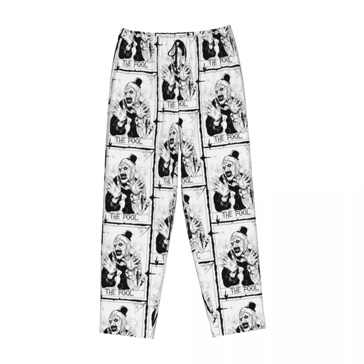 Custom T-Terrifiers Horror Movie Pajama Pants for Women Lounge Sleep Stretch Sleepwear Bottoms with Pockets