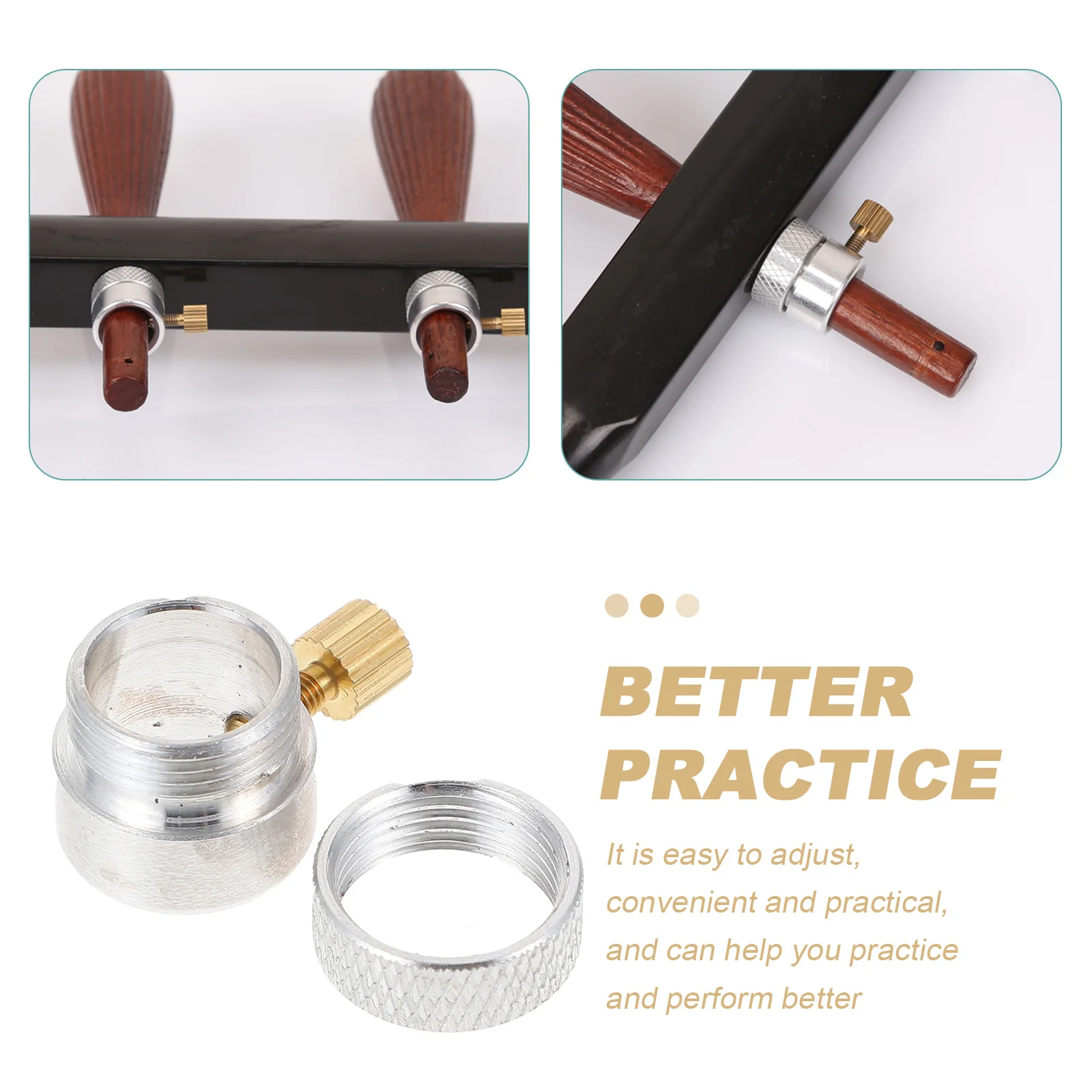 

1Pair Erhu Shaft Lock Durable Non-Slip Strap Convenient Adjustment Erhu Parts Musical Instruments Musical Instruments Parts