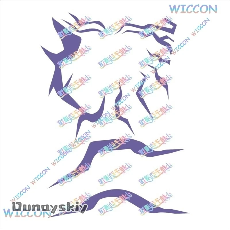 {آنا تشانغ على الانترنت}WuHu 2025 Kpop شيطان كوس الصيادين جينو كوسبلاي رومي كوسبلاي رومي ليزر ملصق ملصقات وشم الوجه