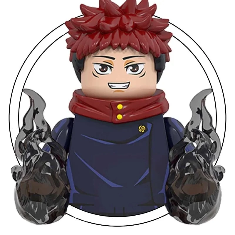 Blind Box WM6201 WM6202 WM6139 WM6140 Jujutsu Kaisen Bouwstenen Mini Action Figure Itadori Yuji Gojo Satoru Ryomen Gift en Y