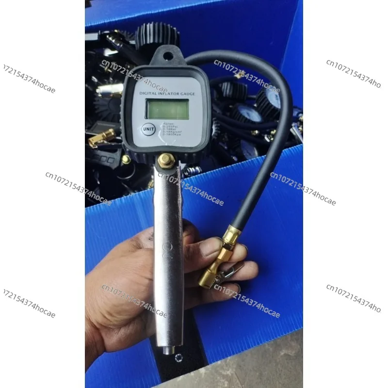 

Horizontal high-precision digital tire pressure gun tire pressure meter tire inflation gun manometer