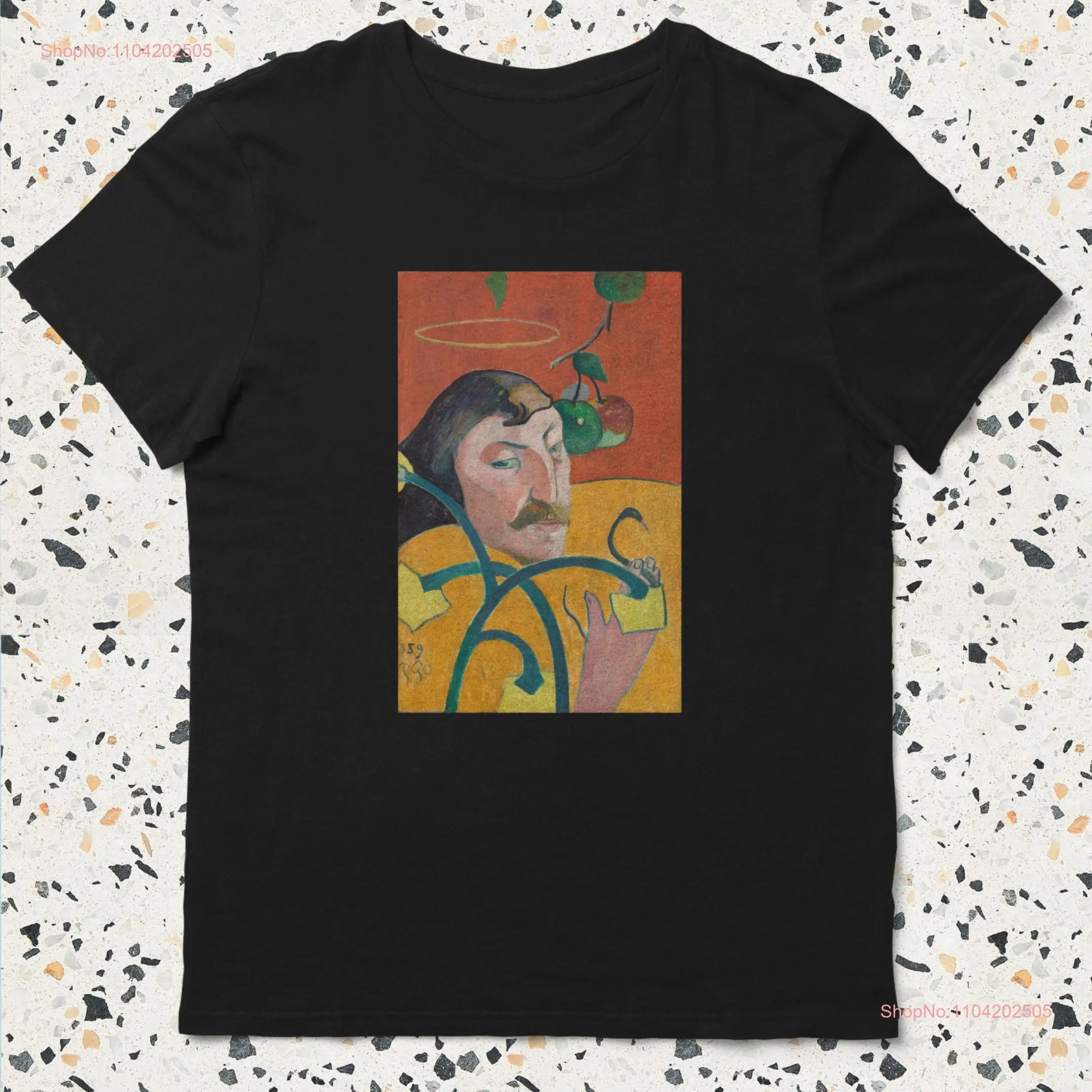 Paul Gauguin Self Portrait T Shirt 100 Organic Cotton Vintage Hipster Art Cult Present Impressionism