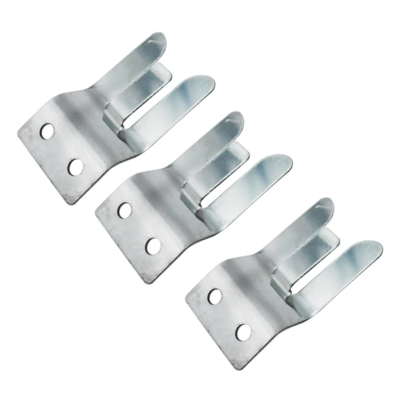 Soporte/clip de micrófono de Metal TTKK 3X caliente-tornillo para CB/Radio Ham-MH2