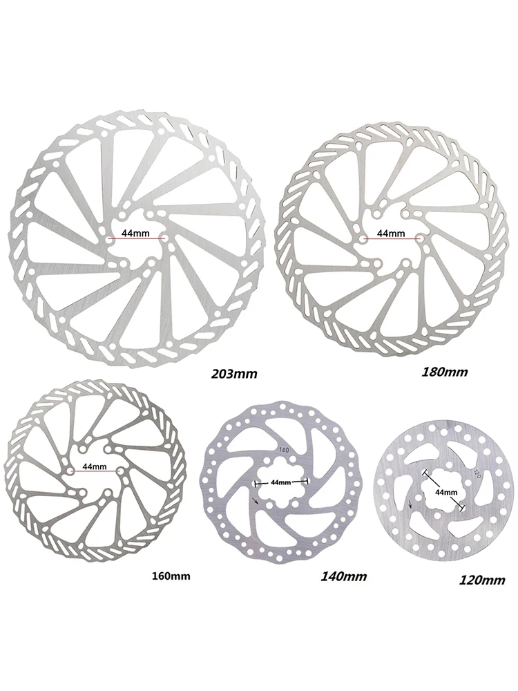 AliExpress Bicycle Brake Rotor 203mm/180mm/160mm/140mm/120mm 6 Inches Stainless Steel Hydraulic Brake Rotor MTB Road Bike Disc Brake