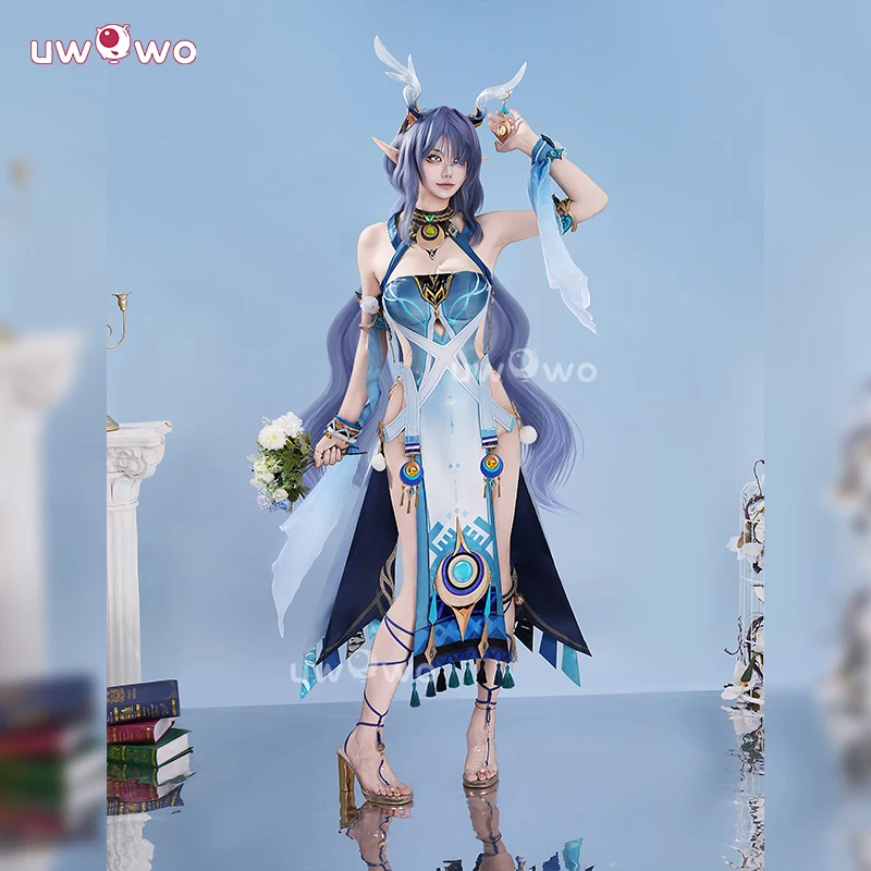 

UWOWO Lauma Cosplay Collab Series: Genshin Imapct Lauma Cosplay Costume With Ears XS-2XL Halloween Costume