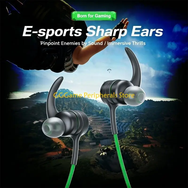 U55B Ergonomic In Ear Gaming Headphones For Sports and Gaming Long Time Use