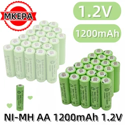 New AA 1.2V 1200mAh battery Ni-MH lpega rechargeable battery for Toy Remote control Rechargeable Batteries AA 1.2V battery