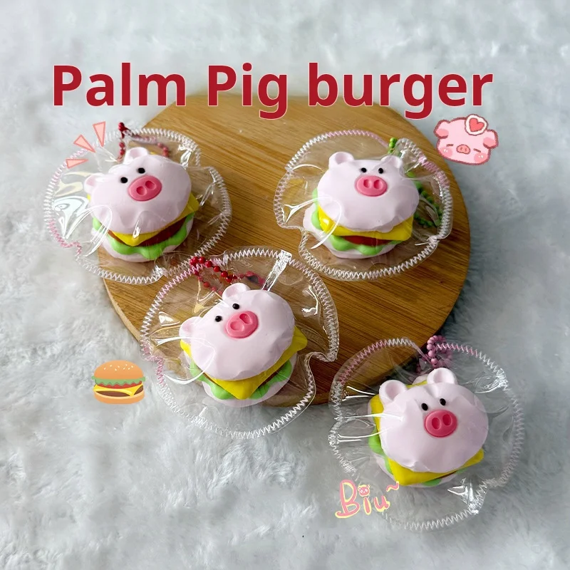 Miękkie, ręcznie robione silikonowe zabawki antystresowe w kształcie prosiaczka, wolno powracające do kształtu, redukujące stres, do ściskania, zabawki kompresyjne, prezent świąteczny dla dzieci.