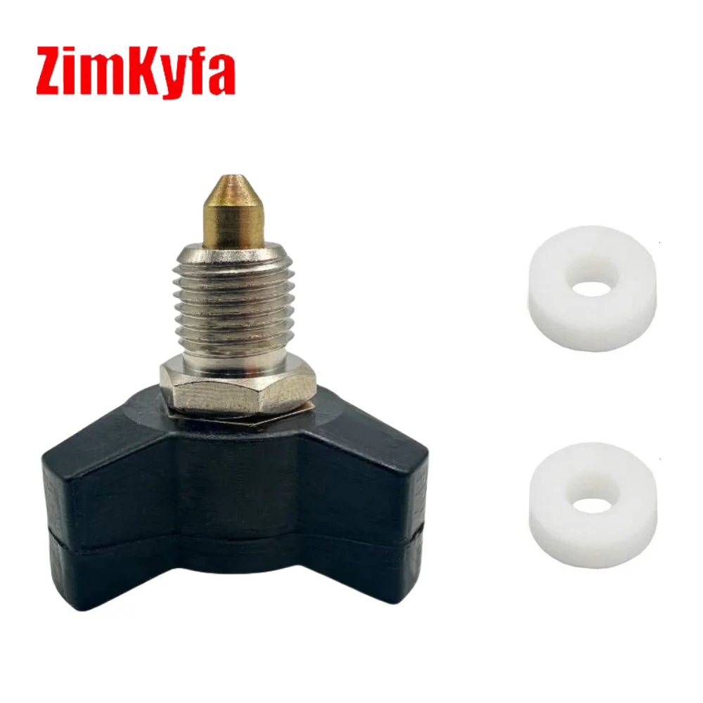 แรงดันสูงปั๊มอะไหล่ Air Bleed สกรูทองแดง M10x1 300bar/4500psi ความปลอดภัย Bleeder วาล์วเปลี่ยนชุด