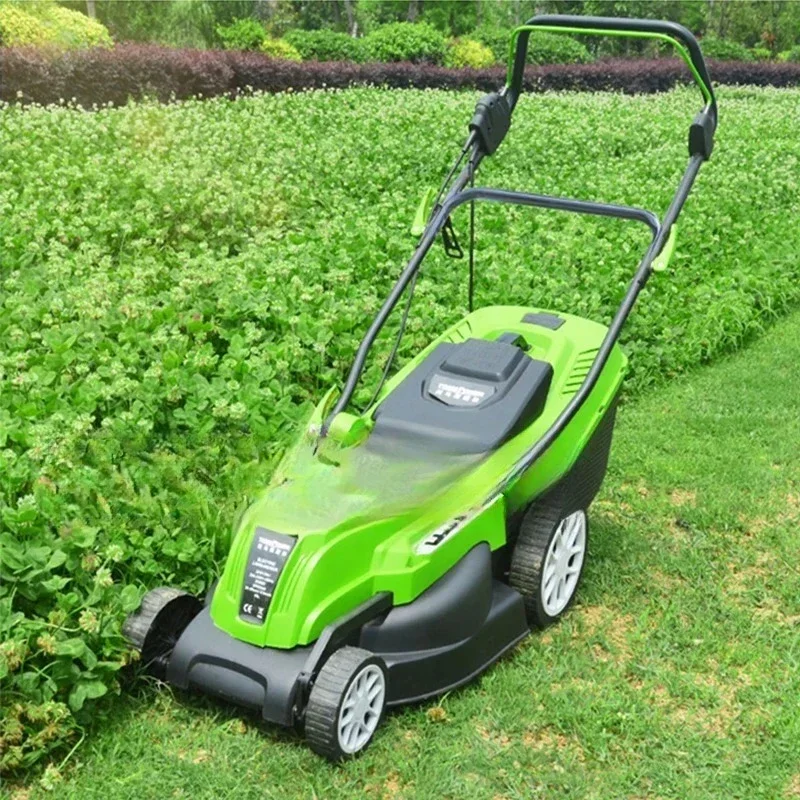 5200rpm 5800rpm Outdoor Lawn Mower Lawn Trimmer Garden Pusher Home Electric Lawn Mower Hand-push Weed Whacker