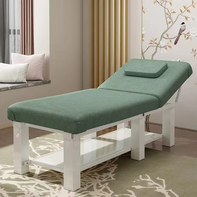 Professional Stretcher vanity Bed Portable Cosmetic Reclining Folding Massage Bed Spa Camilla Masaje Beauty Furniture MQ50MB