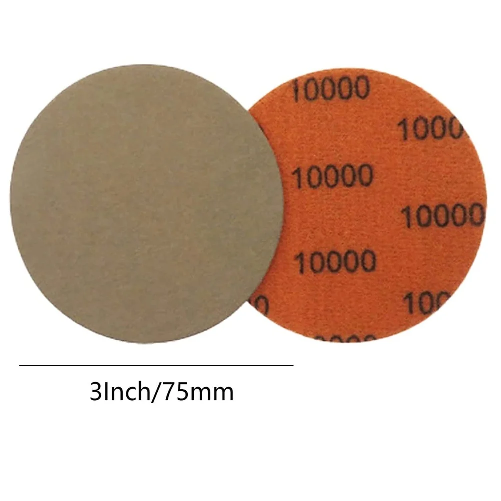 69 Piece 3 Inch Silicon Carbide Wet Dry Sandpaper Set With Foam Backing For Automotive Precision Washing And Polishing