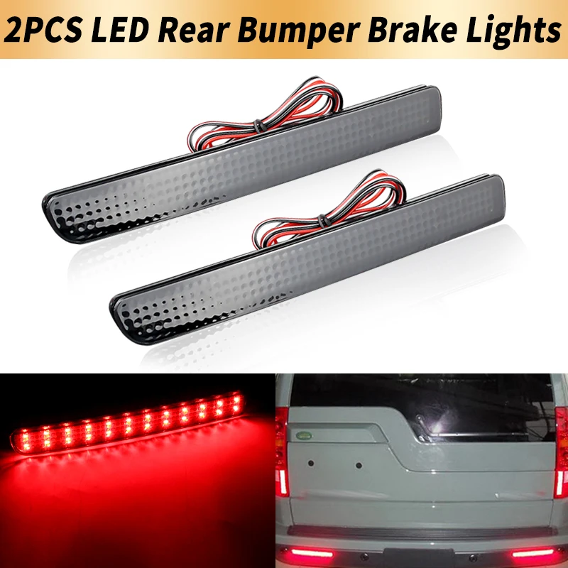 

2PCS LED Rear Bumper Brake Light Canbus For Land Rover Discovery 3 LR3 05-09 4 LR4 10-13 Range Rover Sport 10-13 Car Accessories