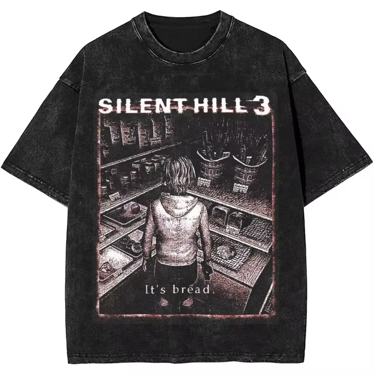 Nueva llegada, Ropa para Hombre, camiseta para Hombre, camisetas gráficas, camiseta para Hombre, Ropa para Hombre Silent Hill 3 2 4, cuello redondo lavado
