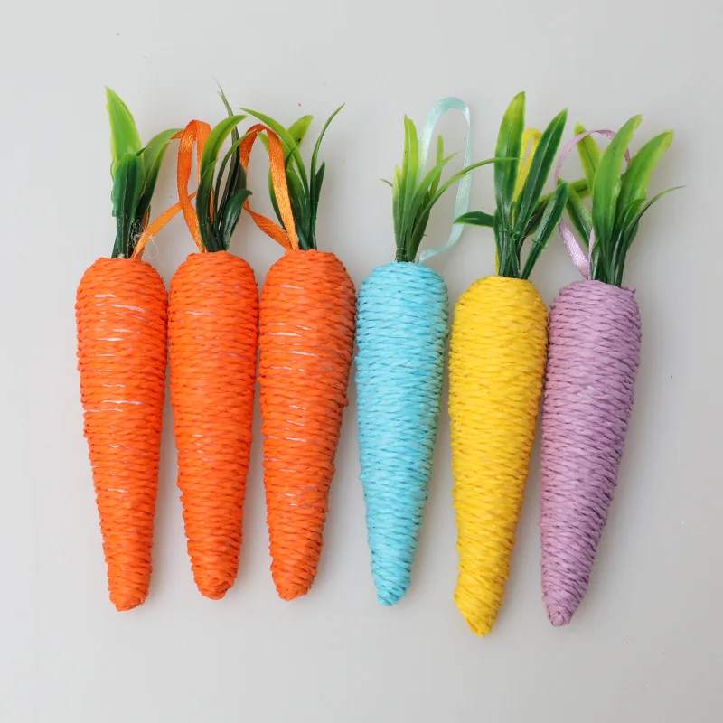 

Easter Carrot Colored Foam Radish Decorative Pendant Rabbit For Kindergarten Decorative Decoration