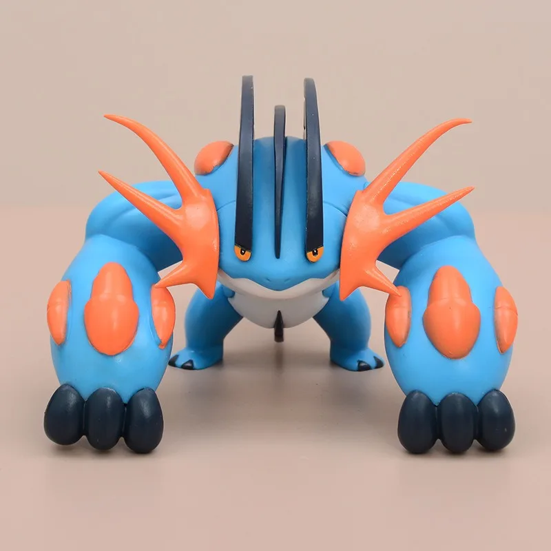

Creativity Pokemon anime Swampert action figures GK Luminescent Statue model Desktop decoration collection Anime Toy gift