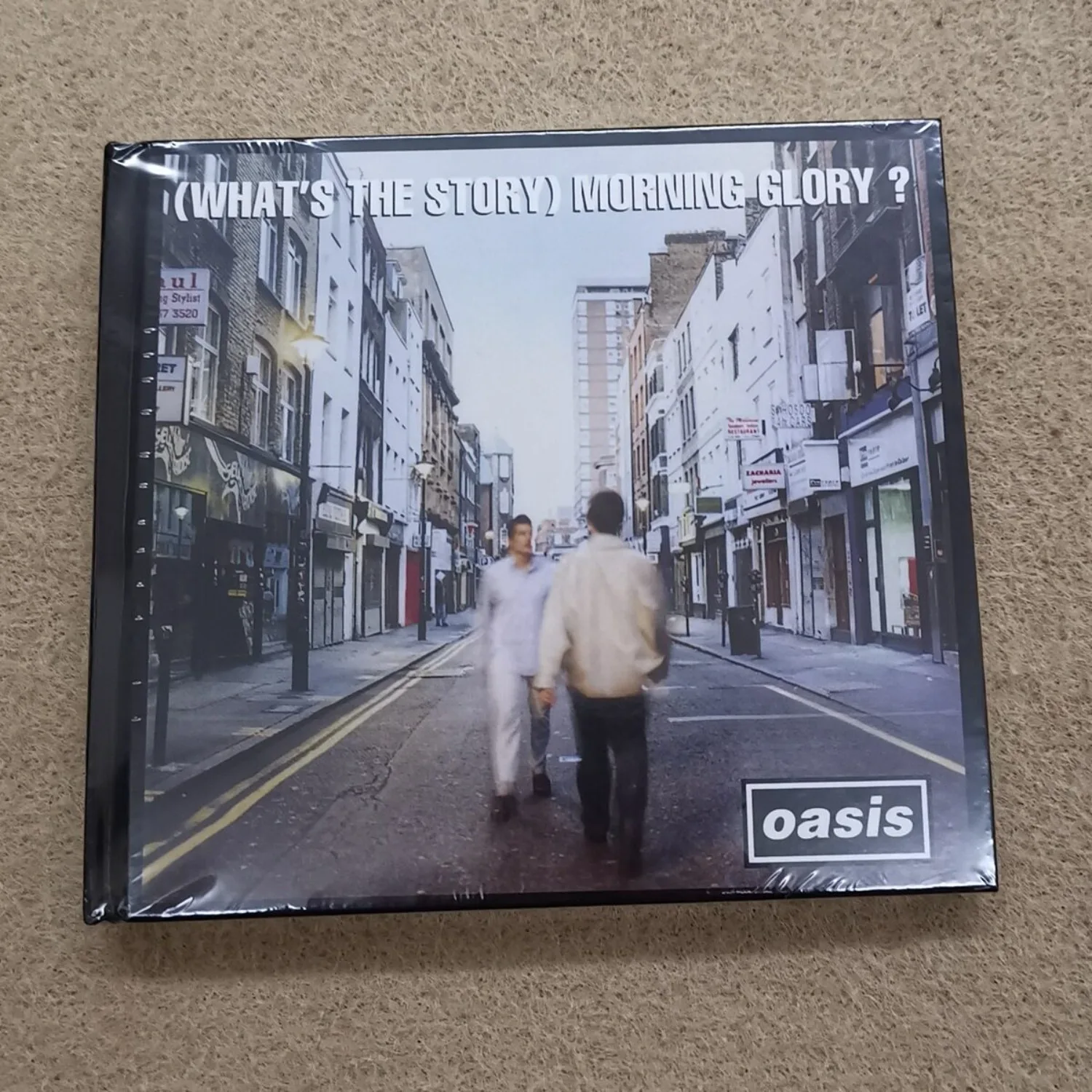 

Sealed Oasis (What's The Story) Morning Glory Britpop Classic Rock Audio CD Clear Sound Collectible for Fans Home Art Decor