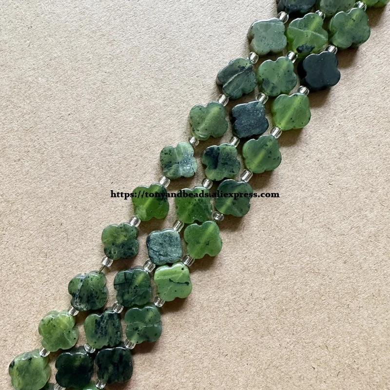 21 Colors ! Semi-precious Stone Faceted Flower Shape Prehnite Africa Turquoise Etc 7