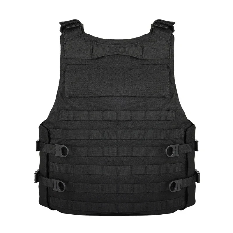 Outdoor Stab Proof Jacket Men Plate Carrier Safety Equipment Combat Training Protective Fast Release Buckle Tactical Vest M / L