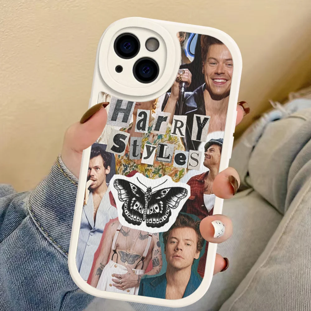 H-HaRRy S-styles Phone Case Hard Leather For iPhone 14 13 12 Mini 11 14 Pro Max Xs X Xr 7 8 Plus Fundas