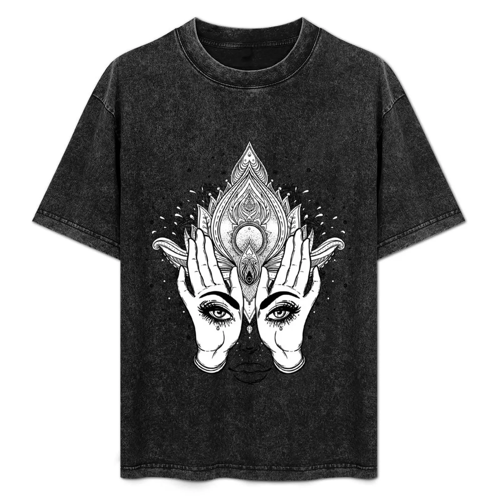 

Mysterious Eyes T-Shirt Large Size Soft Cotton T-Shirt