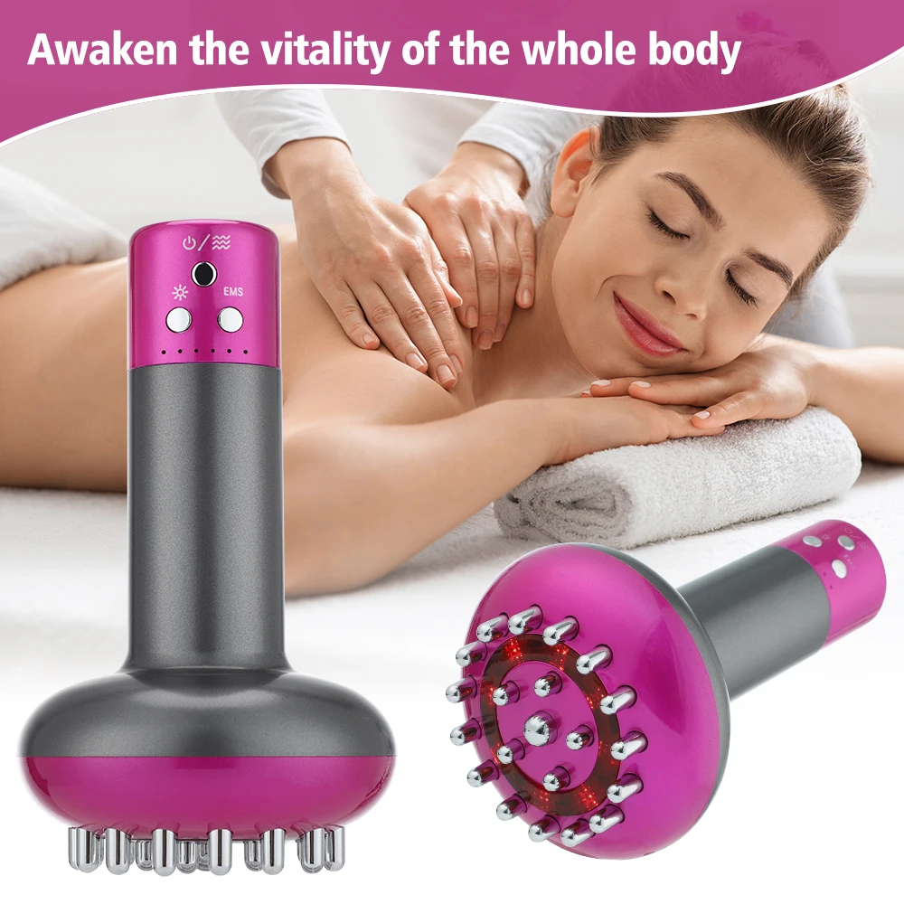 

Smart Body Massager Red Light Hot Compress for Body Slimming Guasha Fat Burning Vibrating Electric Body Massager Lose Weight