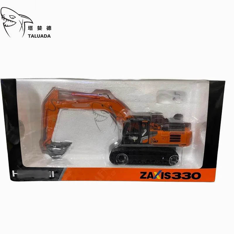 For HITACHI Copper Hydraulic Excavator Loader Model ZX330-7 ZAXIS330X-7 ZW310-6 Alloy 1:50 Scale