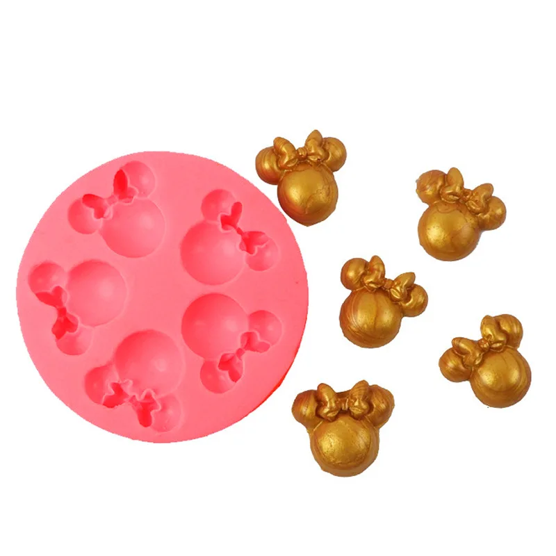 Bow Bowknot Mouse Silicone Sugarcraft Resin Tools Cupcake Fondant Cake Decorating Tools