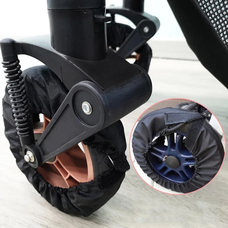 Accesorios para bebé, funda para cochecito de bebé, antipolvo e impermeable, cubierta para neumático de rueda, funda protectora para silla de ruedas para cochecito de bebé