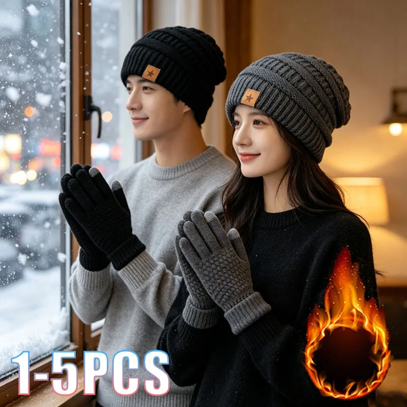 conjunto-de-1-3-5-pecas-gorro-de-inverno-e-luvas-touchscreen-forradas-com-la-extra-grossa-quentes-macias-e-confortaveis-para-mulheres-–-perfeitas-para-o-dia-a-dia-compras-e-atividades-ao-ar-livre