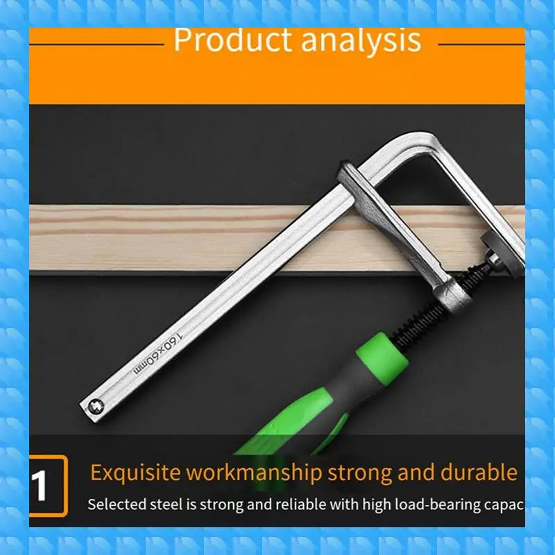 

Silver Rail Saw Guide Rail Woodworking Fixture 200Mm With Screw Operating Arm, Suitable For Woodworking Rail Saw Guide Rail