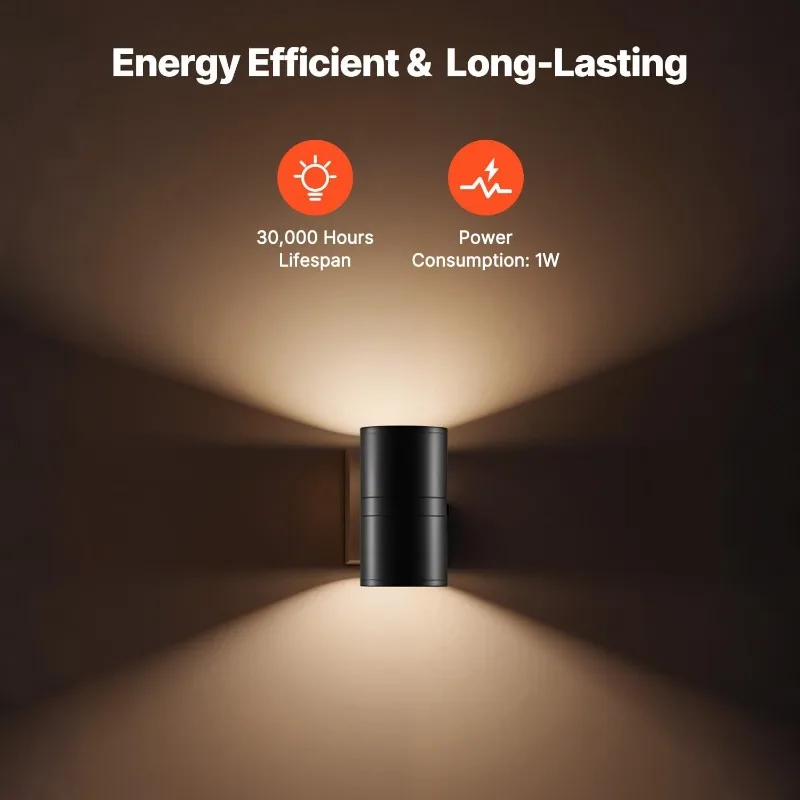 ナイトライト壁プラグイン夕暮れから夜明けまでセンサーソフトホワイトライト調整可能な明るさ廊下や階段に適しています