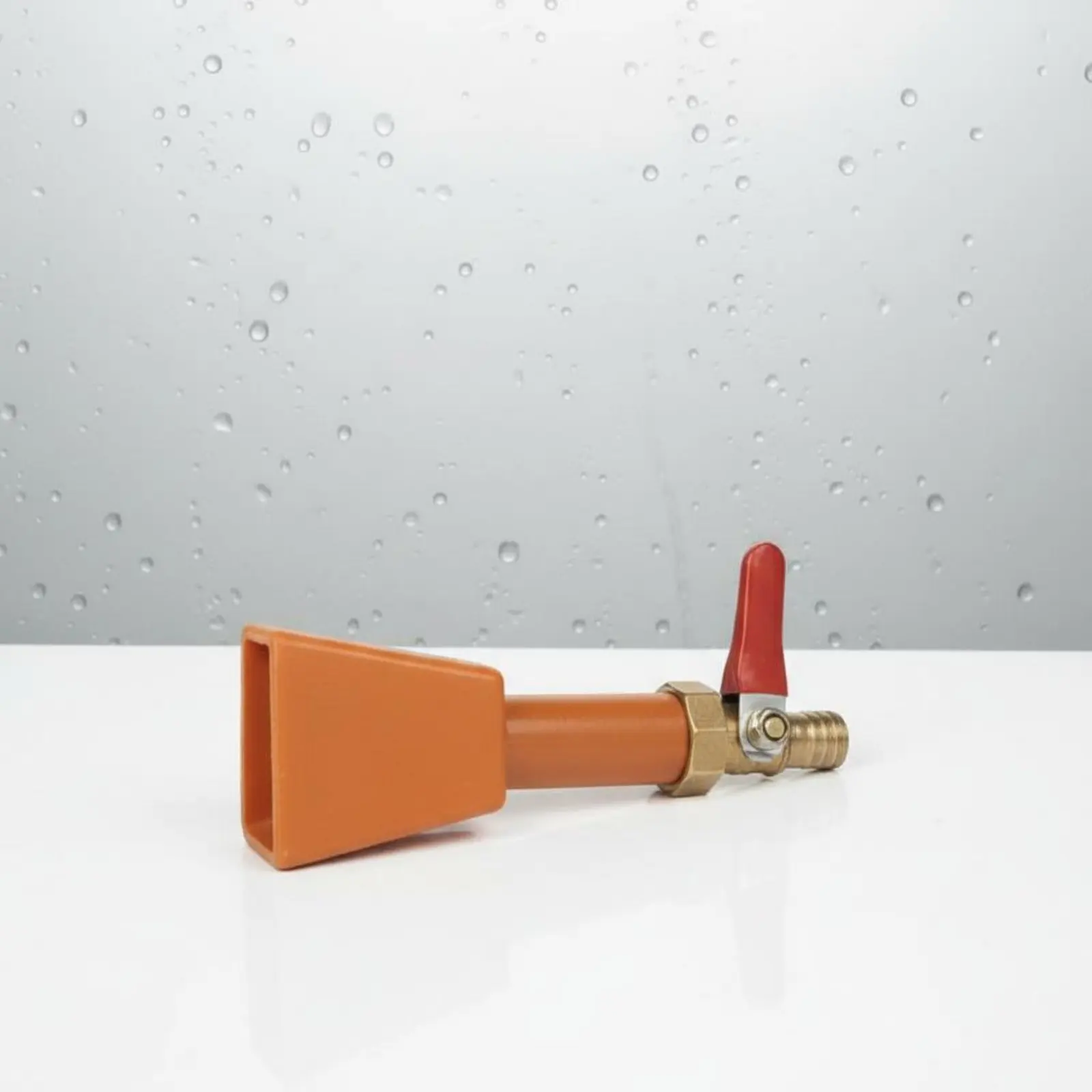 Duckbill Foam Nozzle Stainless Steel Wide Flat Nozzle Head Ball Valve Foam Sprayer Long-Lasting Car Care Accessory Easy to Use